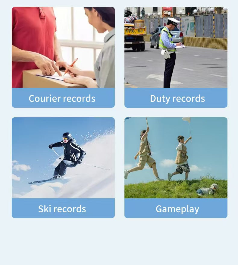 4K Ultra HD Anti-Shake Pocket Camera, Outdoor Waterproof Cycling DV with 270° Rotatable Screen for Vlogging & Action.