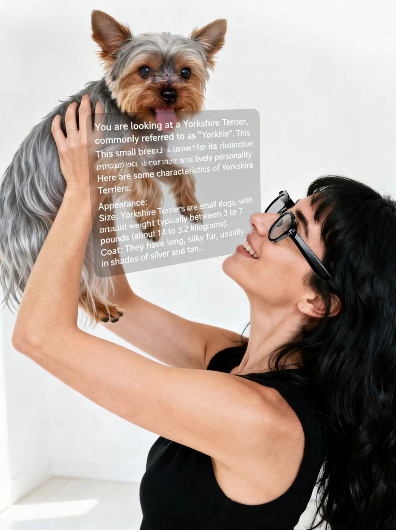 AI Smart Glasses 8MP Multifunctional HD Photo Capture Video Recording Object Recognition Call Function with Data Transmission, Model M89.