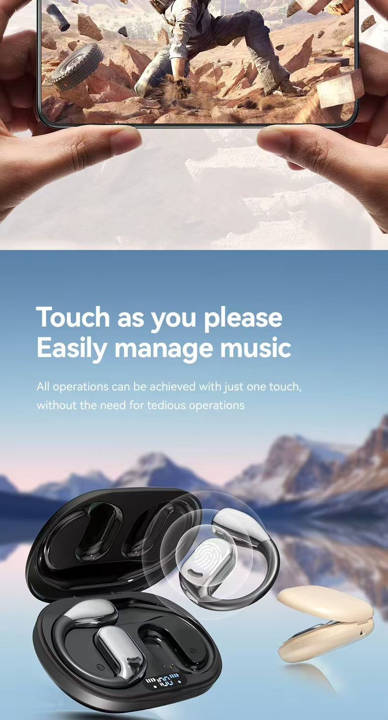 M75 Open-Ear OWS Bluetooth Headphones with AI Smart Two-Way Real-Time Translation