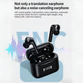 AI Smart Translation Bluetooth Earphones: Active Noise Cancellation (ANC), Supports Multilingual Real-Time Interpretation.