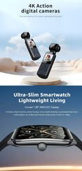 MT61 Smart Watch& 4K Ultra HD Anti-Shake Pocket Camera