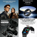 4-in-1 Smart Health & Fashion Bundle | G3 Smart Glasses + Smart Ring + IPX7 Waterproof Open-Ear Earbuds + ECG Call Health Watch