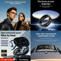 4-in-1 Smart Health & Tech Bundle | ECG Watch + Smart Ring + Open-Ear Earbuds + Smart Glasses